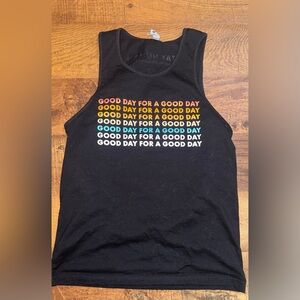 Good Day to Have a Good Day Tank W/ Rainbow Lettering